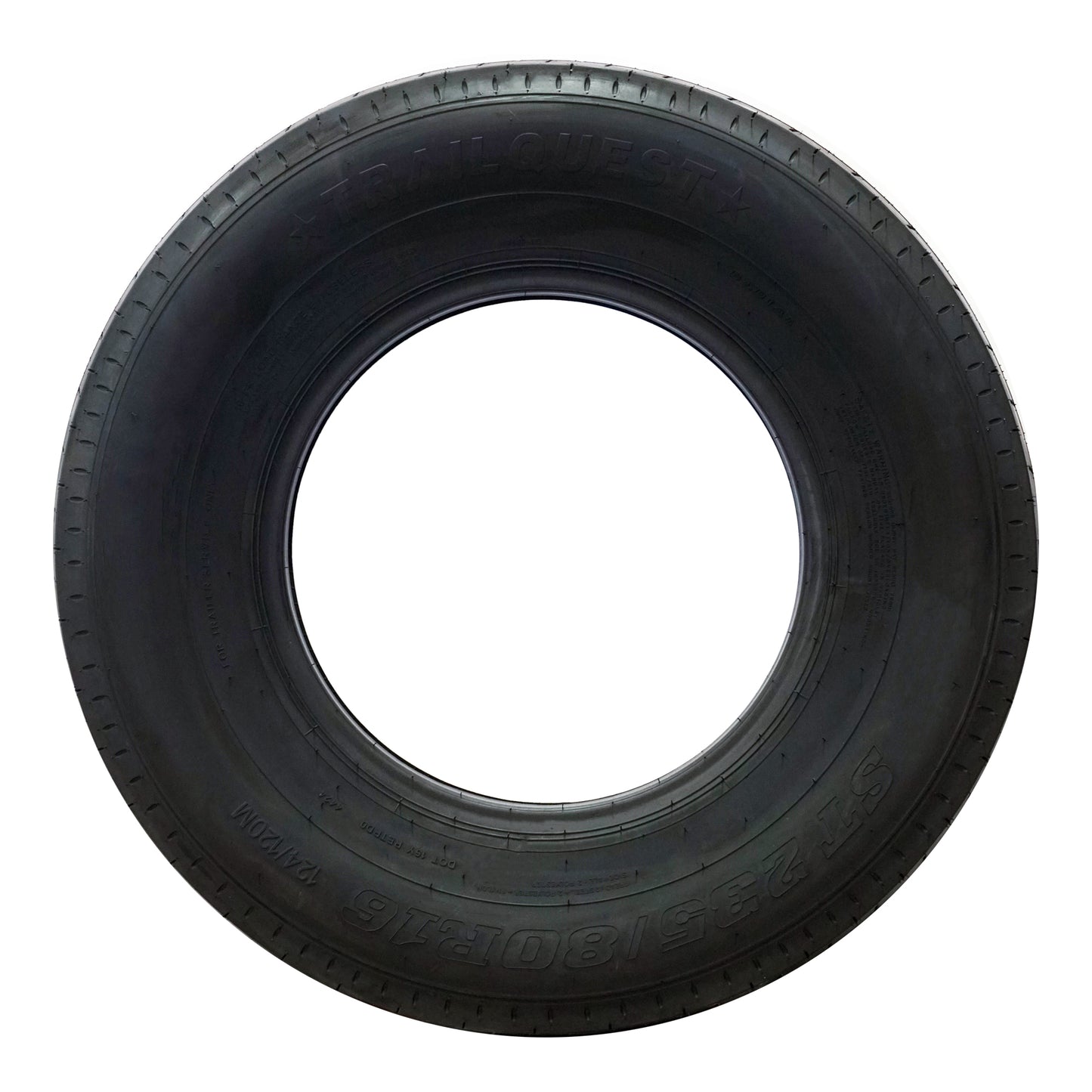 Trailquest 235/80R16 10 Ply Trailer Tire - Front View