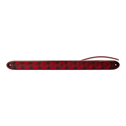 Heavy Duty Sealed ID Light Bar - 3 Red Lights