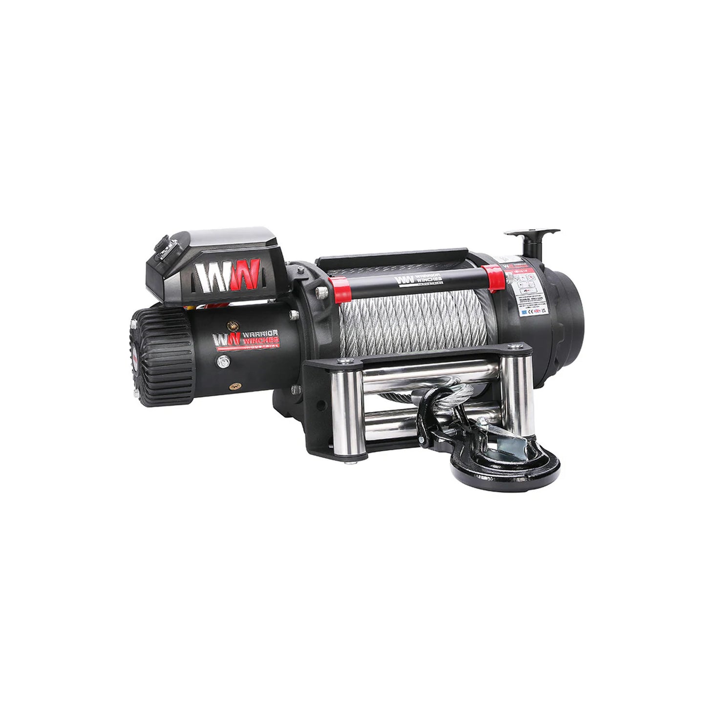 Warrior Severe Duty 18,000lb 12v Electric Winch