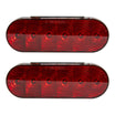 Red 6in Oval LED S/T/T Light