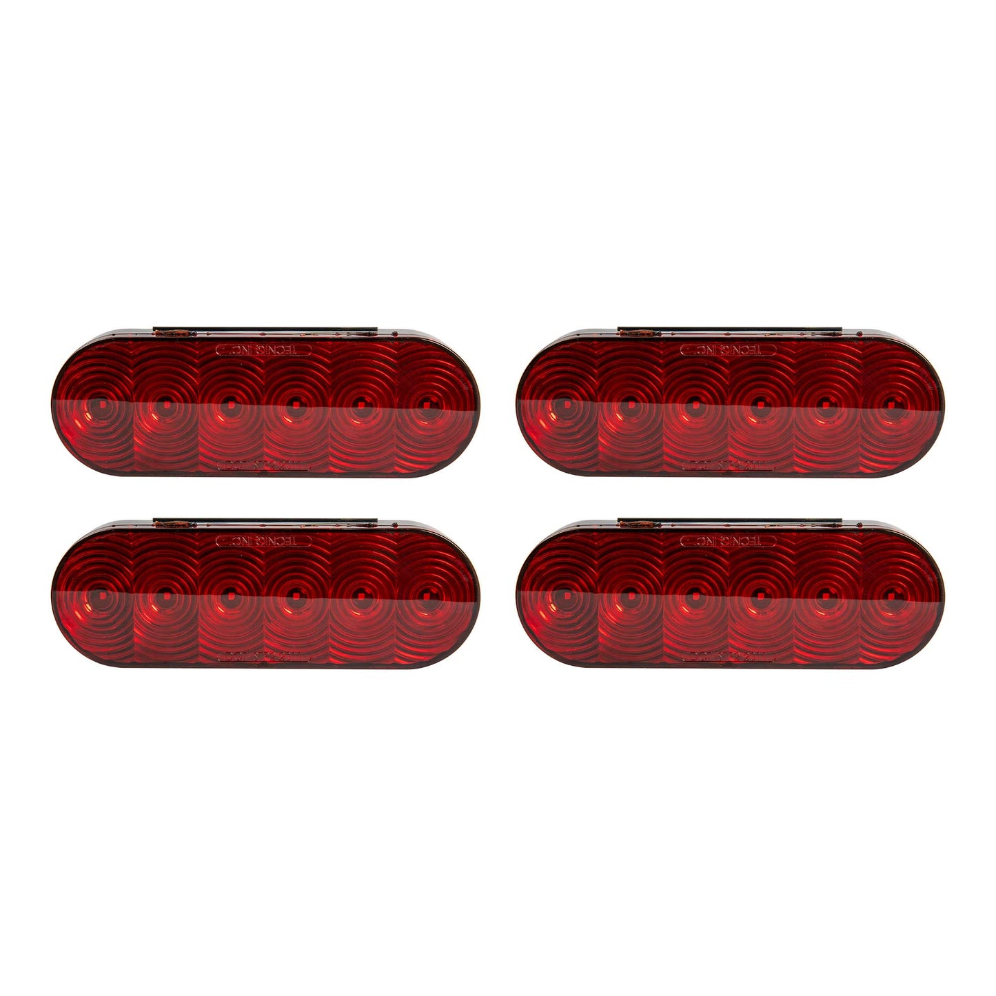 Red 6in Oval LED S/T/T Light