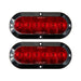 Surface Mount Red 6in Oval S/T/T Light