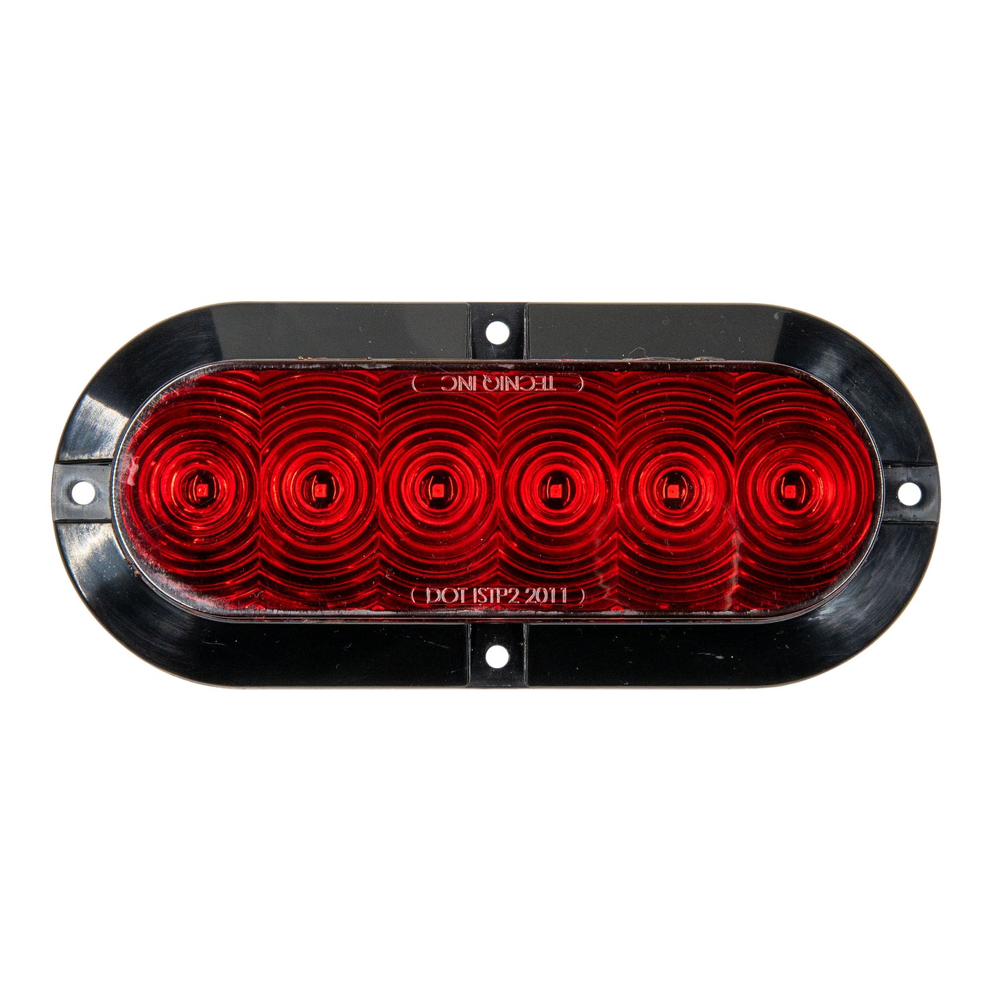 Surface Mount Red 6in Oval S/T/T Light