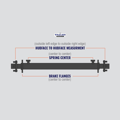 12,000 lb TK Triple Axle Kit - Hydraulic Brake - 36K Capacity (Axle Series)