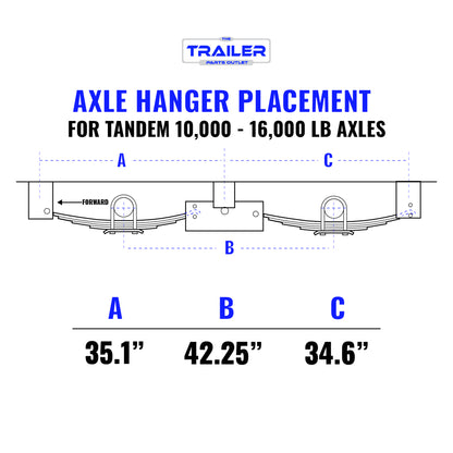 16,000 lb Lippert Tandem Axle Gooseneck Hydraulic TK Trailer Kit - 32K Capacity HD - (Complete Original Series)