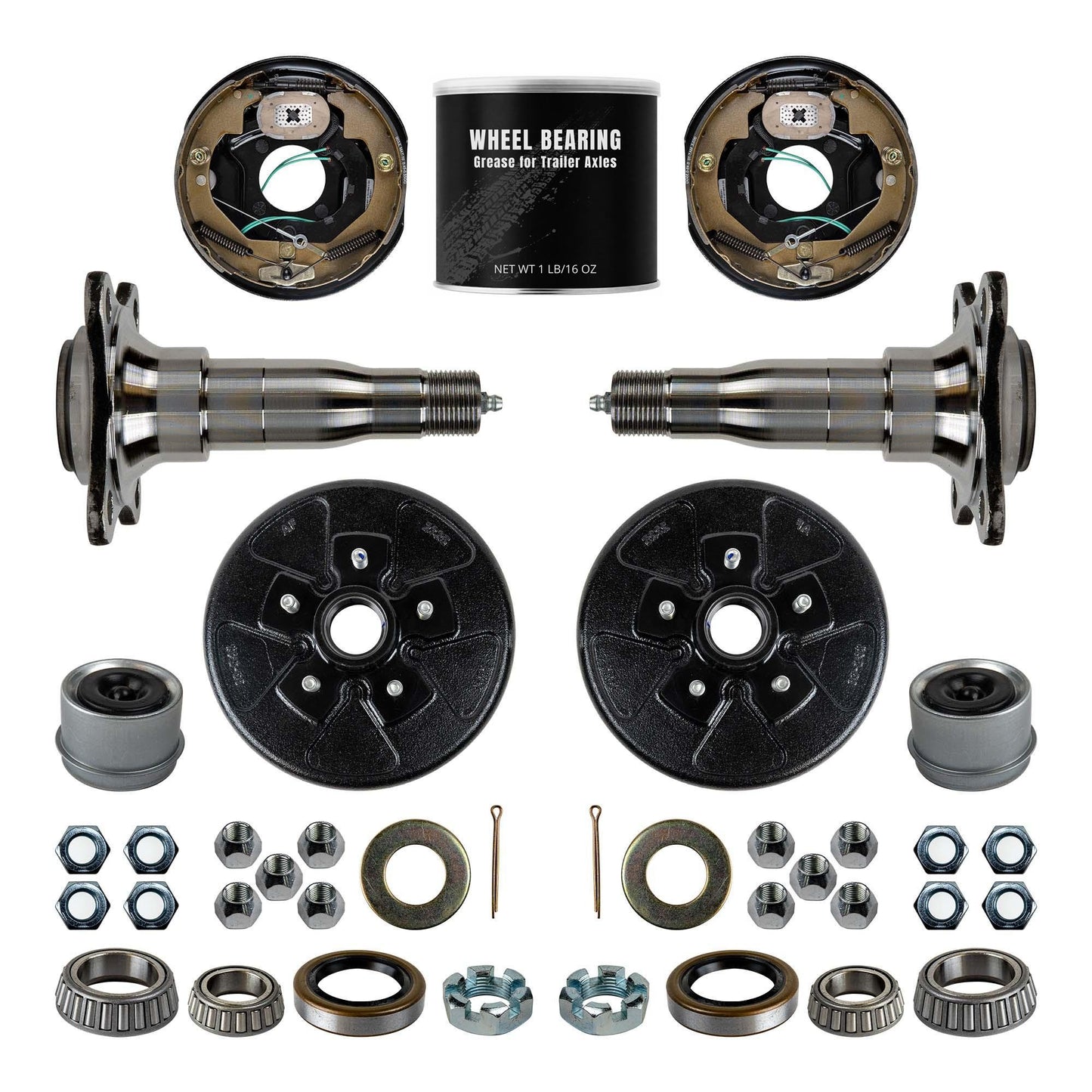 3500 lb Weld Your Own Brake Axle Kit