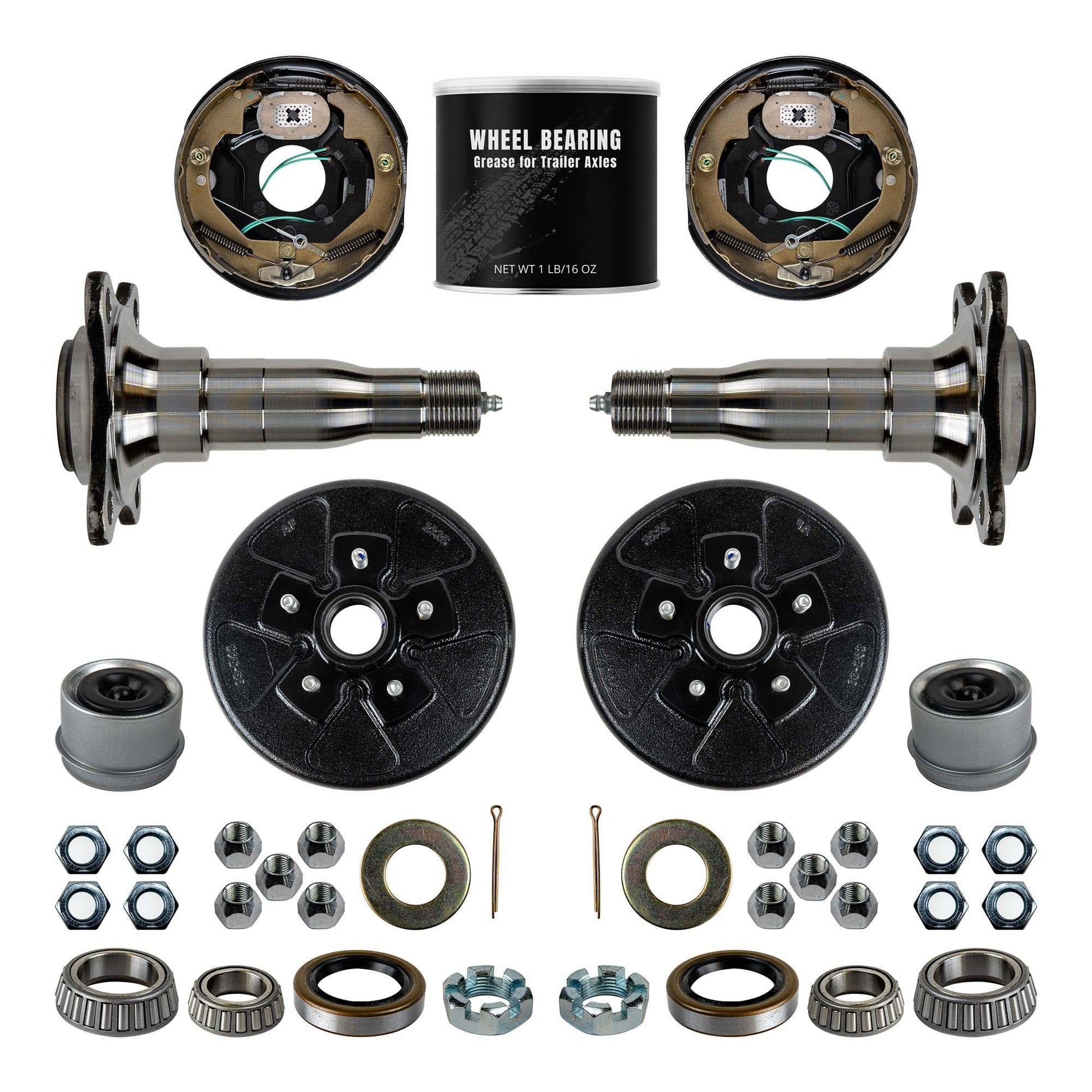 3500 lb Weld Your Own Brake Axle Kit