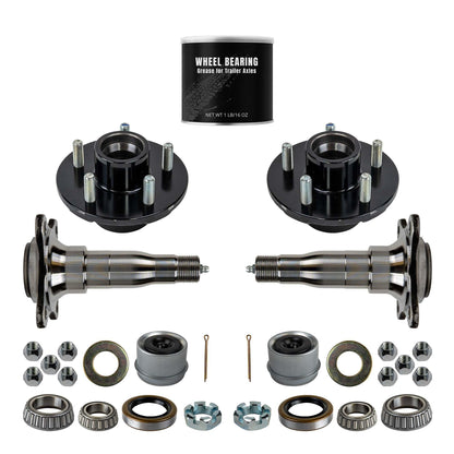 3500 lb Weld Your Own Idler Axle Kit - 5 Lug