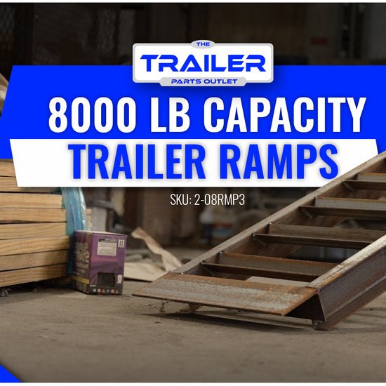 Pair of 3" Channel Heavy Duty Steel Loading Ramps (8,000 lb Capacity) - Detailed Product Video - The Trailer Parts Outlet - Trailer Ramps shipped nation wide - free shipping - Product video - Madisonville, TX