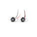 LED Red Mini Surface PC Side Marker Trailer Light - Clear Lens 5" wire
