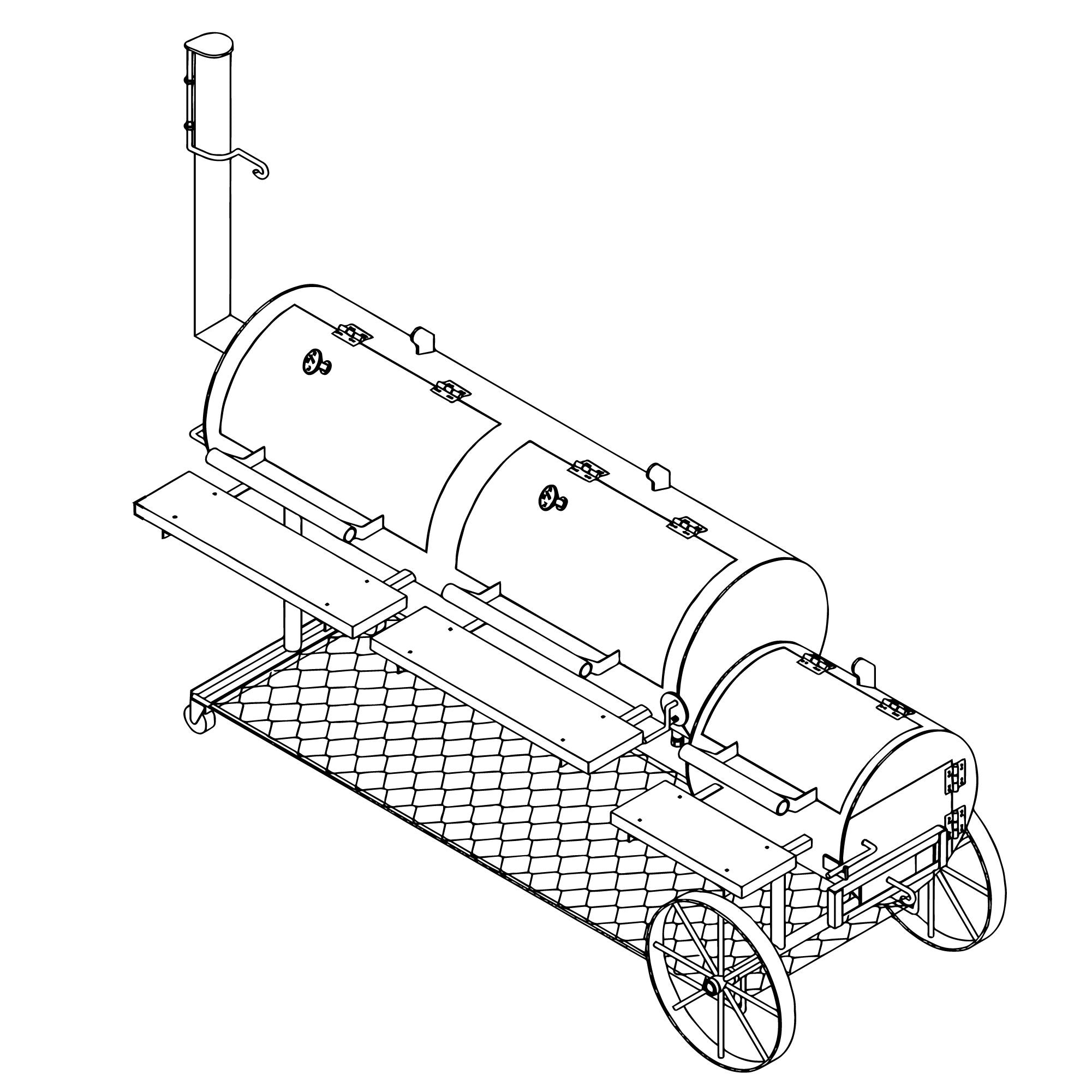 Smoker trailer plans sales