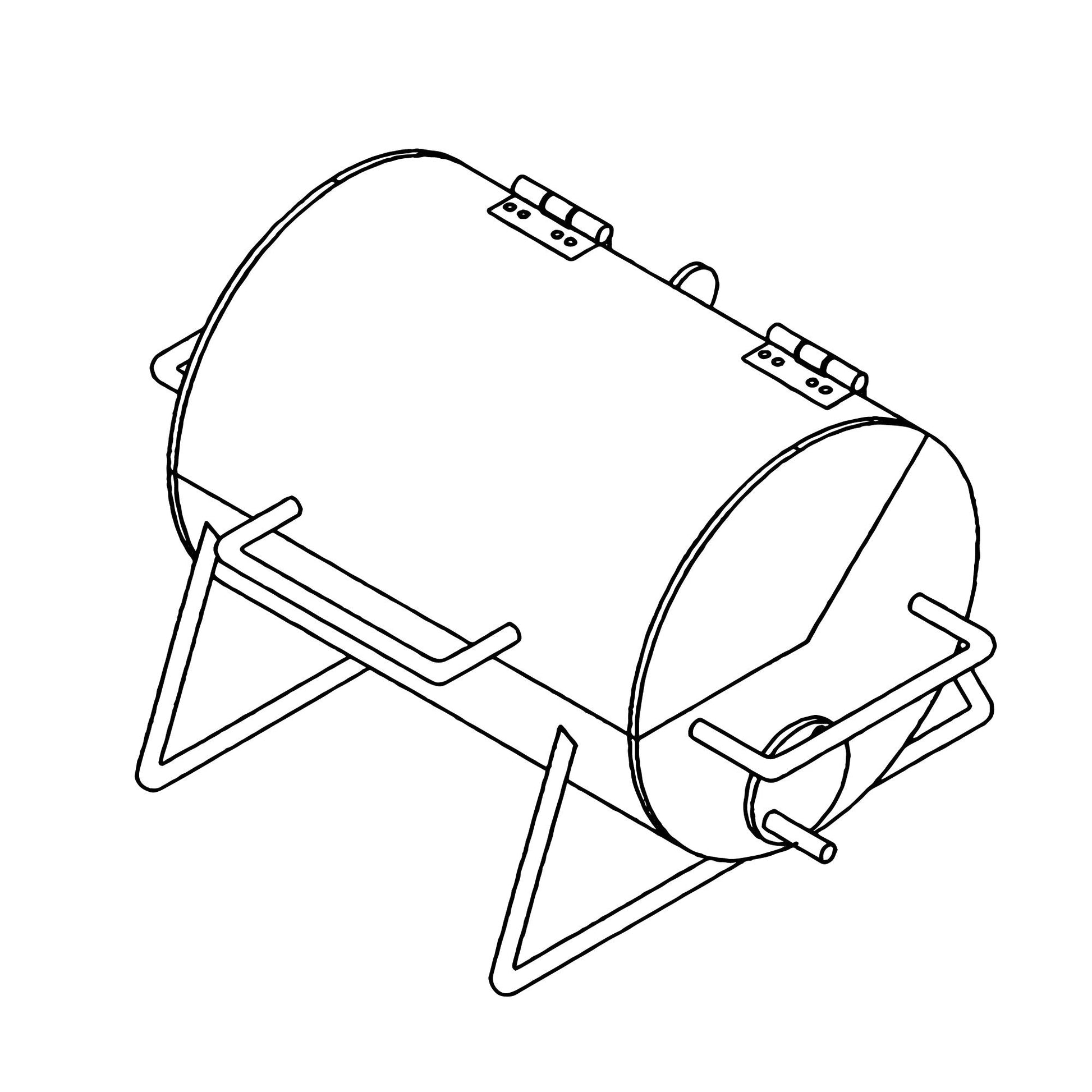 DIY Trailer Plan - 1305 - Pit and Grill Plan