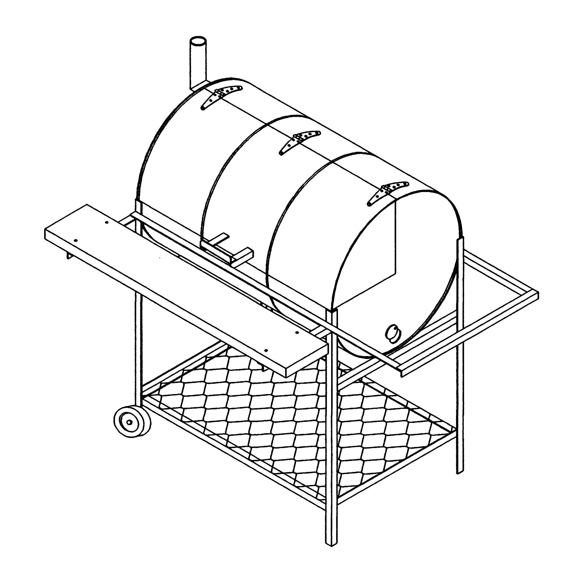 Bbq trailer plans best sale